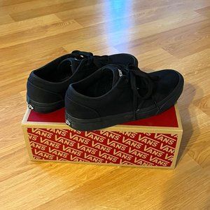 Vans Atwood all black skate shoes (M 10.5)